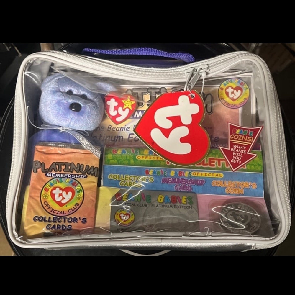 TY Beanie Babies Official Club Membership Platinum II Case